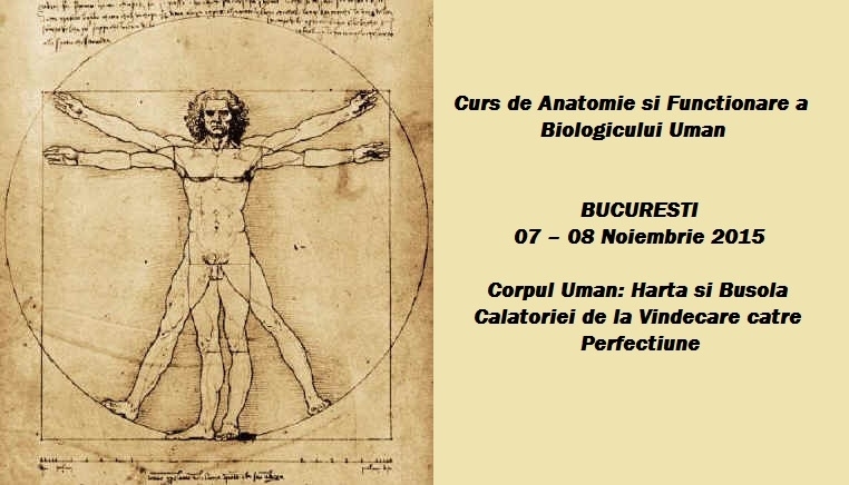 Curs de Anatomie si Functionare a Biologicului Uman, 7-8 noiembrie 2015