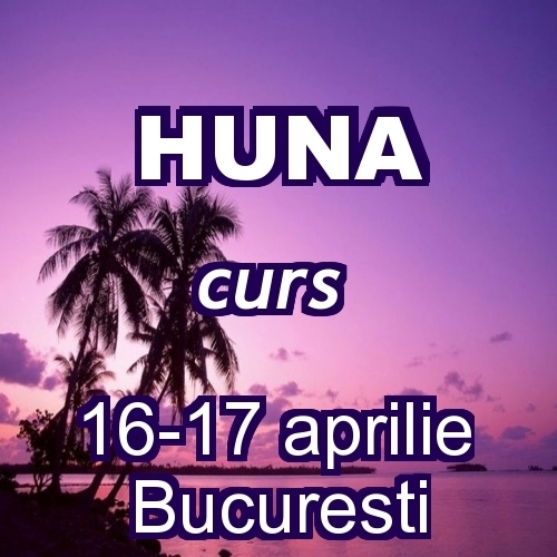 Curs HUNA, 16-17 aprilie 2016, București