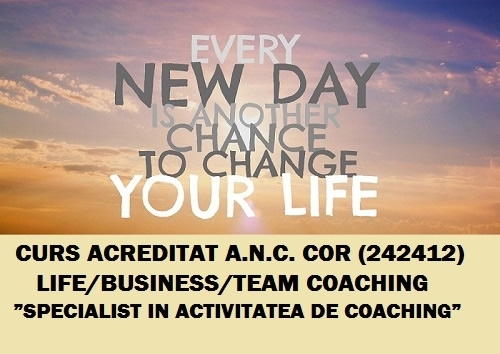Curs Specialist in Activitatea de Coaching COR ( 242412) – NOU!